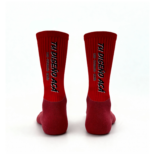 Personalizado Urbano ROJO - Calcetines Premium