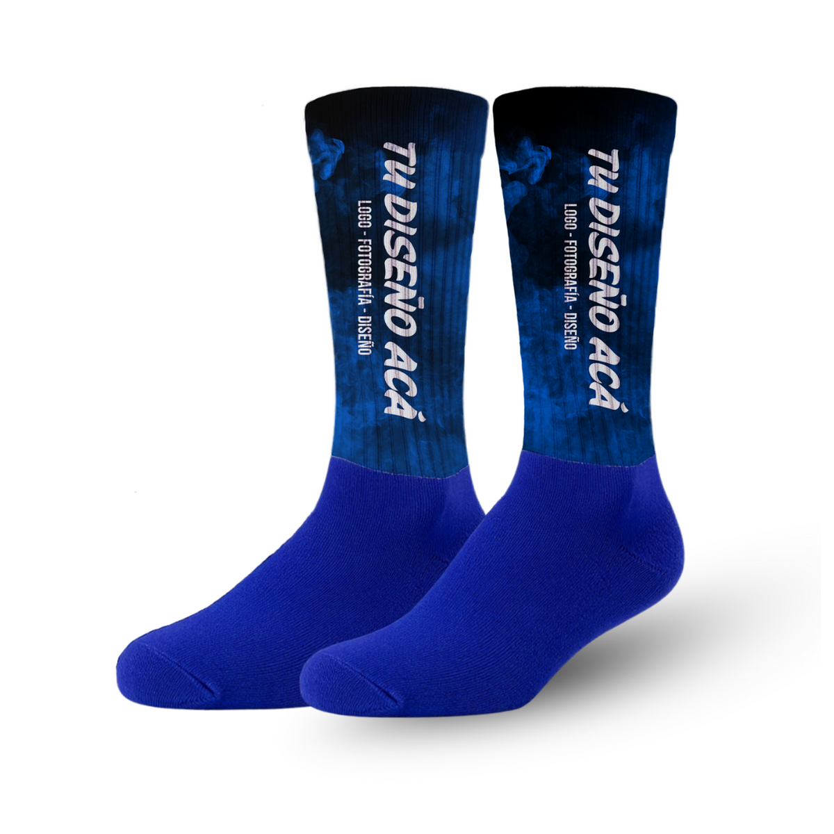 Calcetines personalizables Premium AZUL