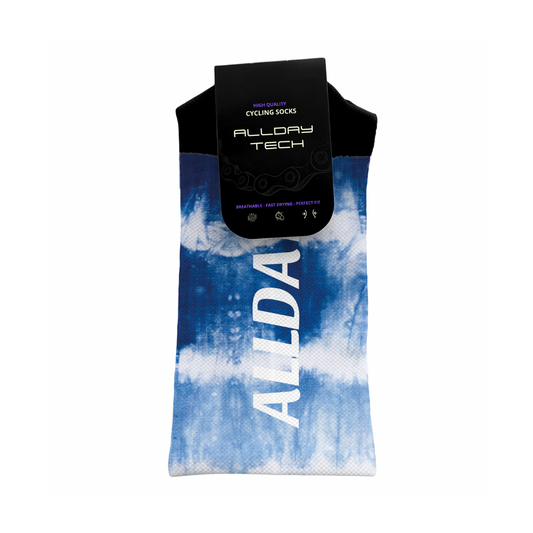 Blue Tie Dye - Calcetines Ciclismo