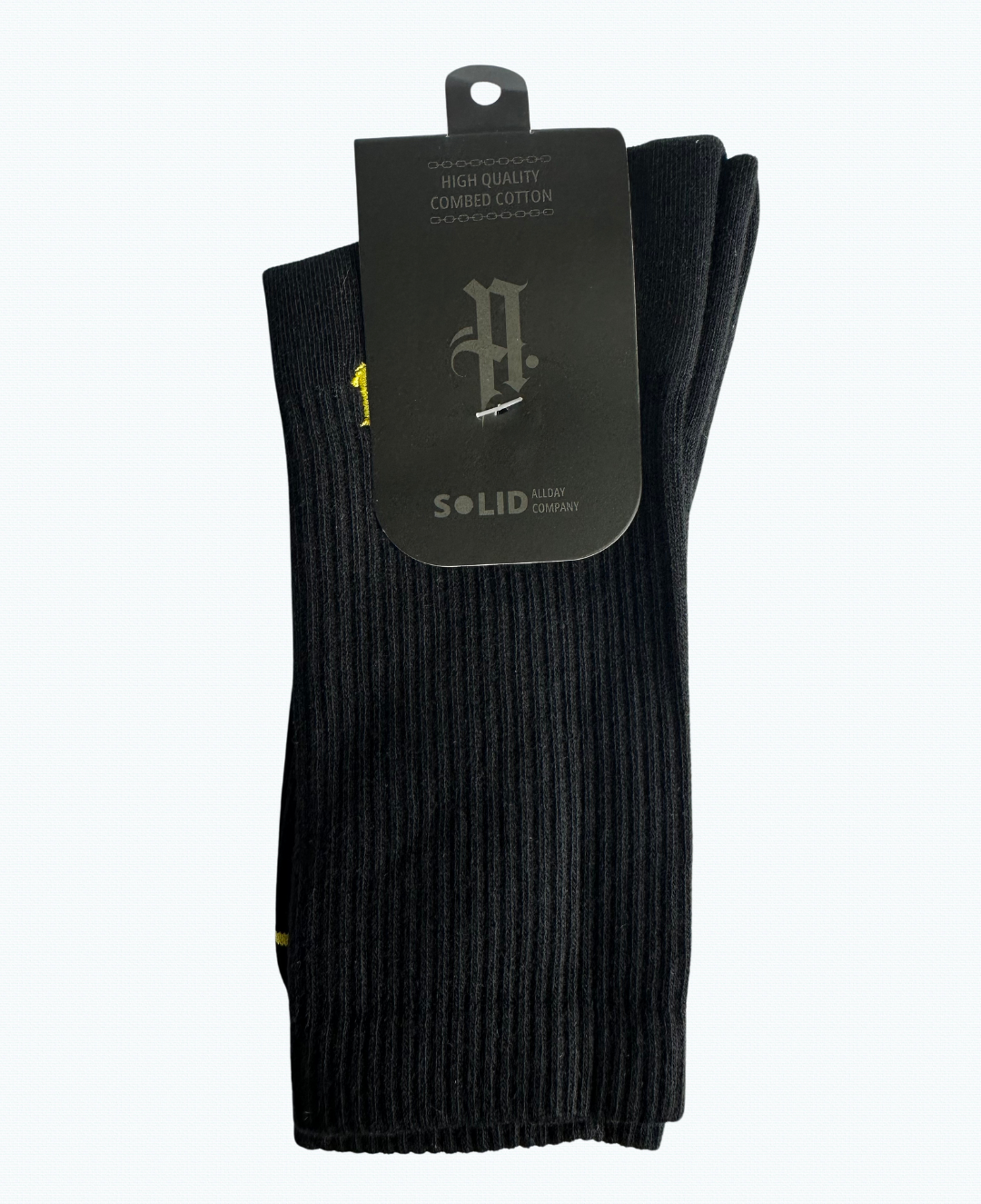 3 Pack Black - Calcetines Algodón
