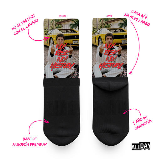 No Risk No Story – Scarface - Calcetines Premium