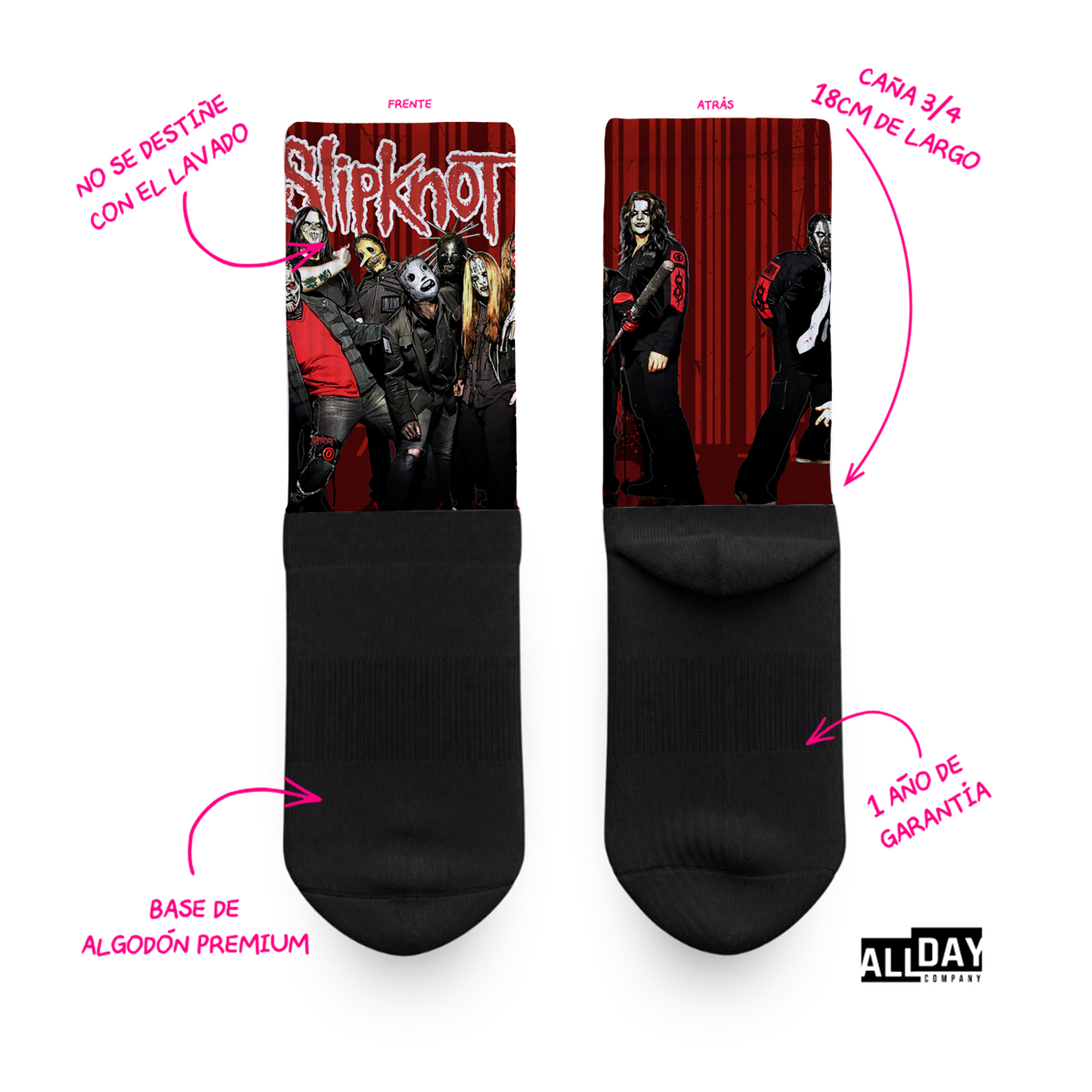 4 Pack Slipknot - Calcetines Premium