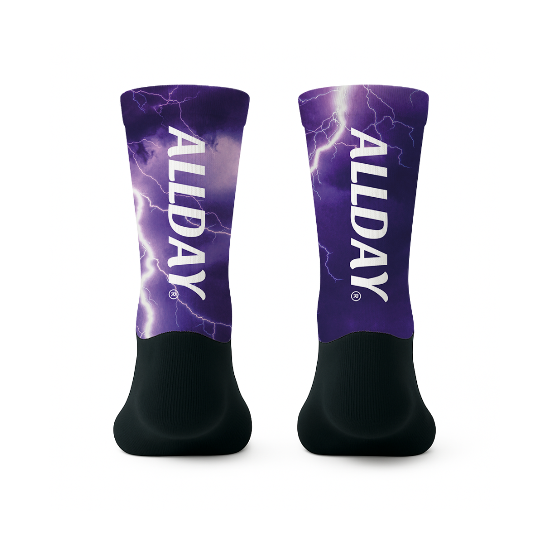 Electric Purple - Calcetines Ciclismo