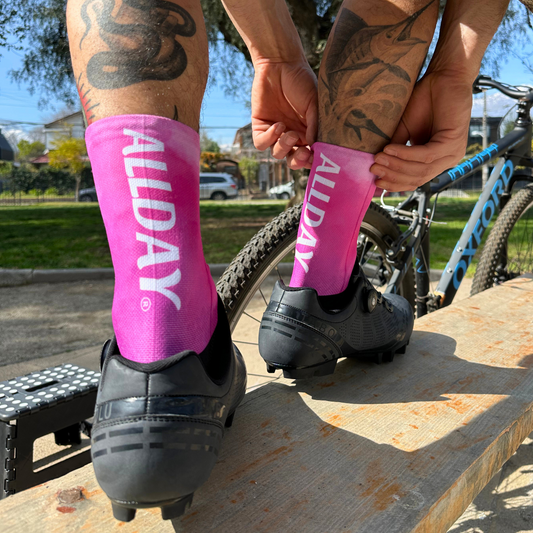 Pink - Calcetines Ciclismo
