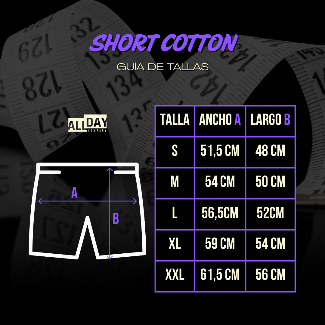 Short Back in Black - Cotton