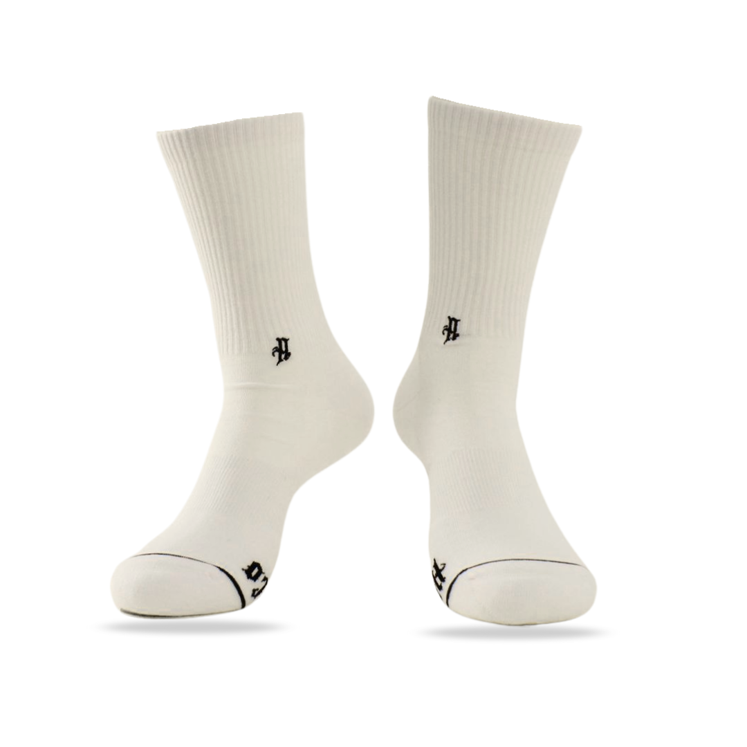 3 Pack White - Calcetines Algodón