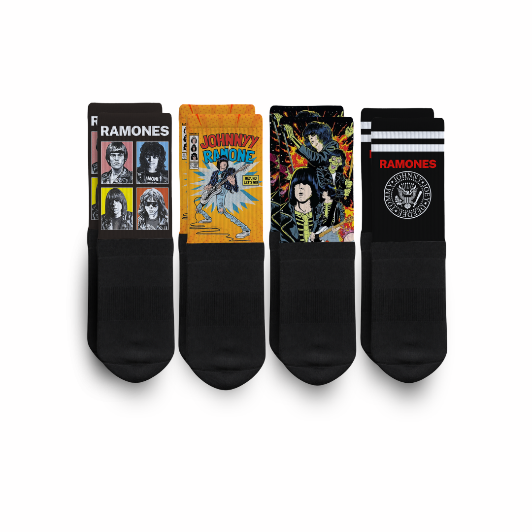4 Pack "Ramones" - Calcetines Premium
