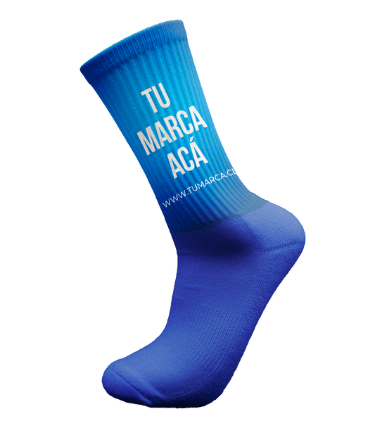 Calcetines personalizables Premium AZUL
