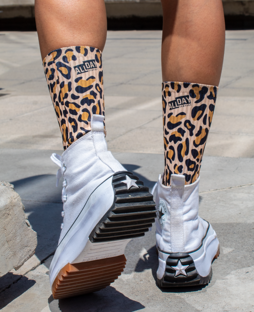 Leopard Print - Calcetines Premium