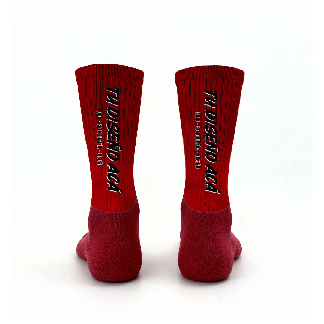 Personalizado Urbano ROJO - Calcetines Premium
