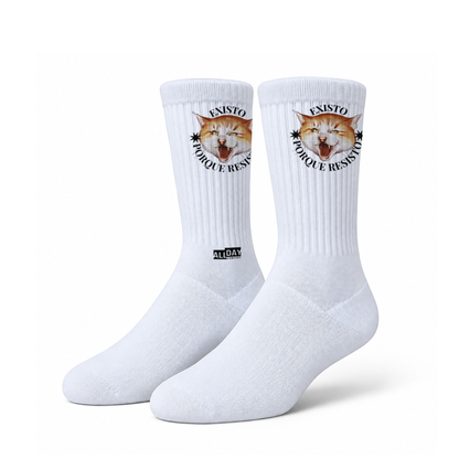 Existo Porque Resisto - Calcetines Premium