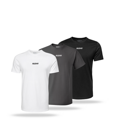 Poleras 3 Pack Básicas - Manga Corta Slim Fit