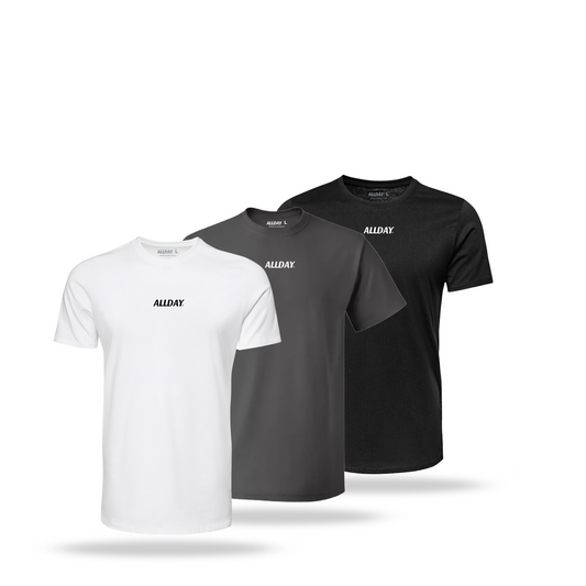 Poleras 3 Pack Básicas - Manga Corta Slim Fit