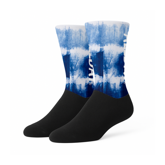 Blue Tie Dye - Calcetines Ciclismo