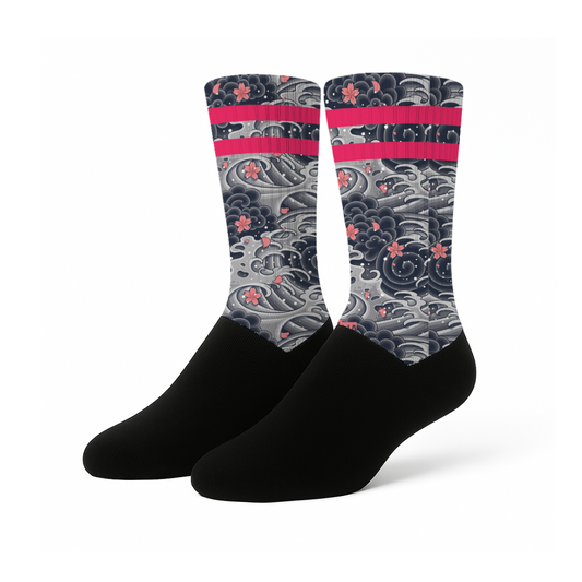 Japanese Pattern - Calcetines Premium