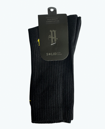 3 Pack Black - Calcetines Algodón