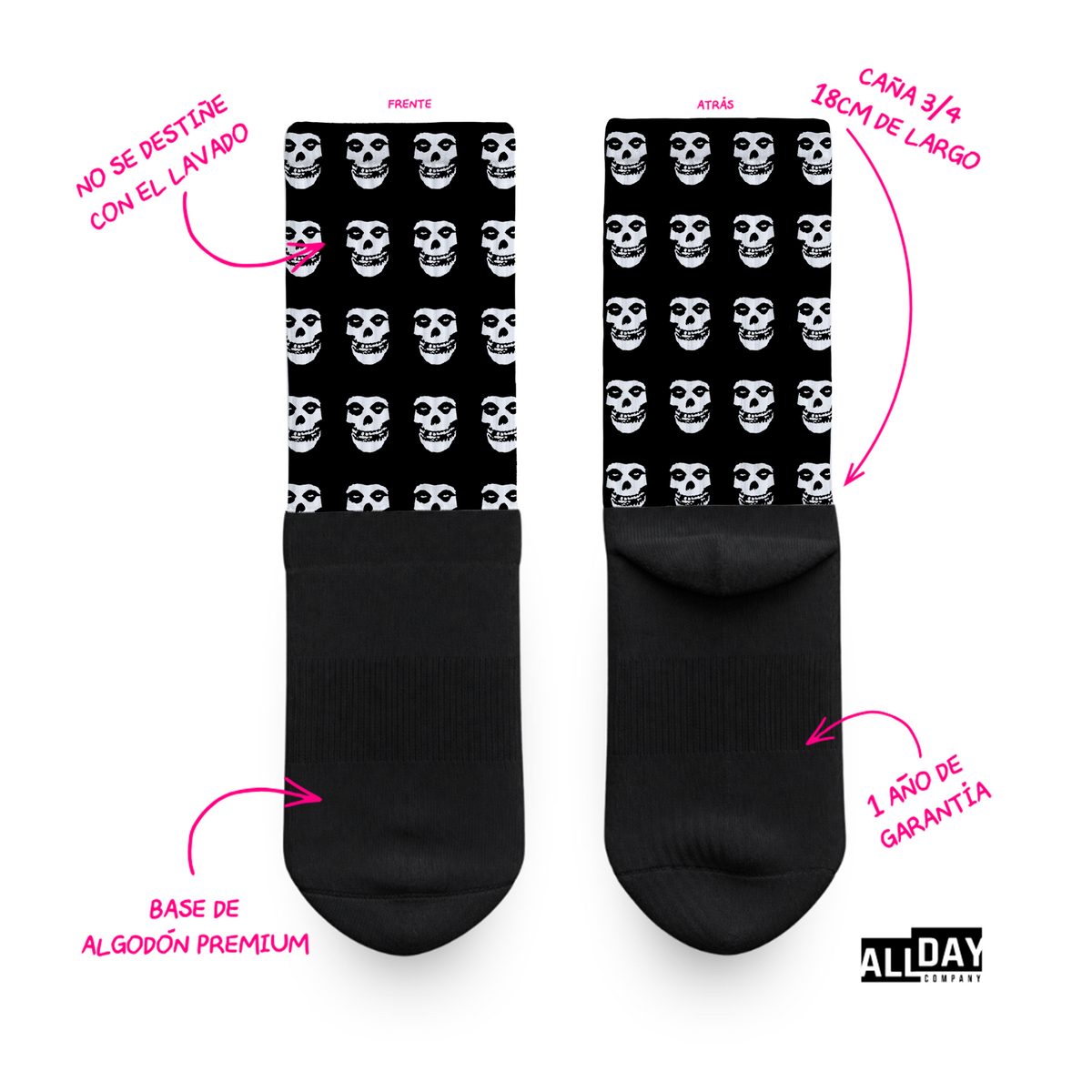 3 Pack Misfits - Calcetines Premium