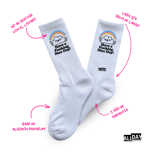 Have a F*cking Nice Day - Calcetines Premium
