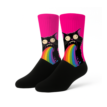Rainbow Cat - Calcetines Premium