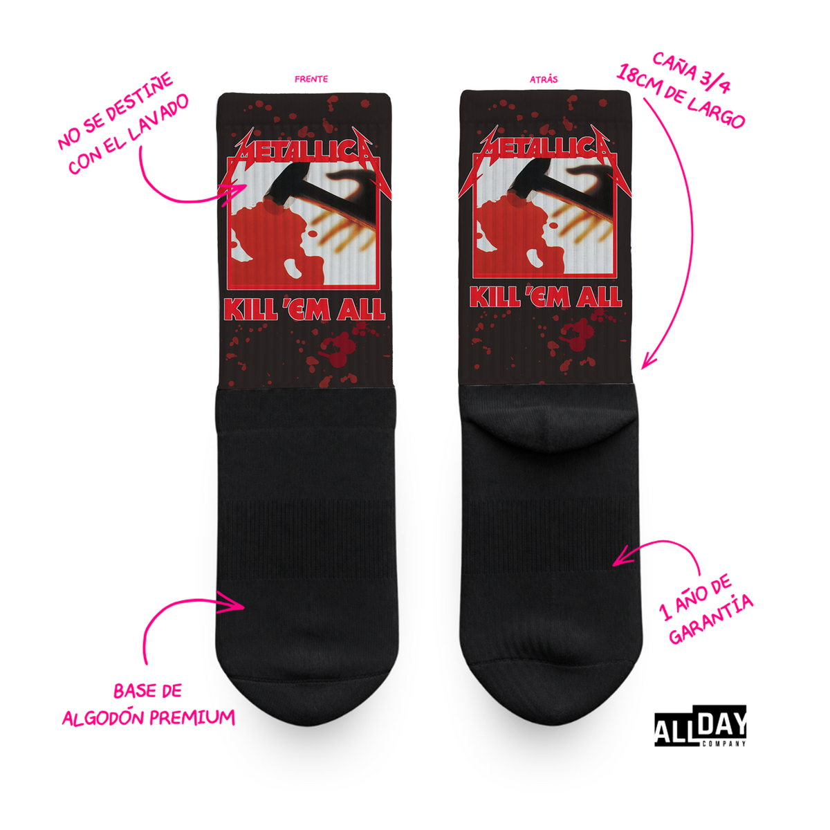 Kill em All - Calcetines Premium