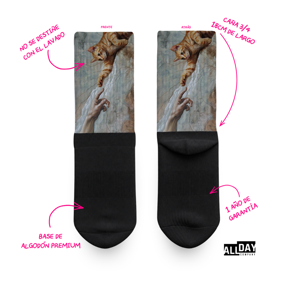 Creation of Cat - Calcetines Premium