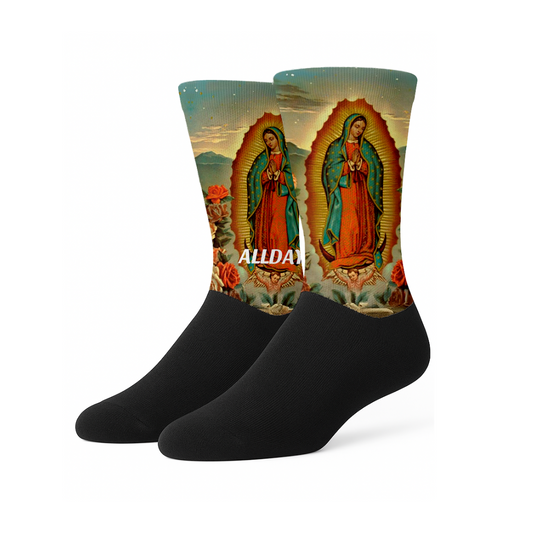 Virgen de Guadalupe - Calcetines Ciclismo