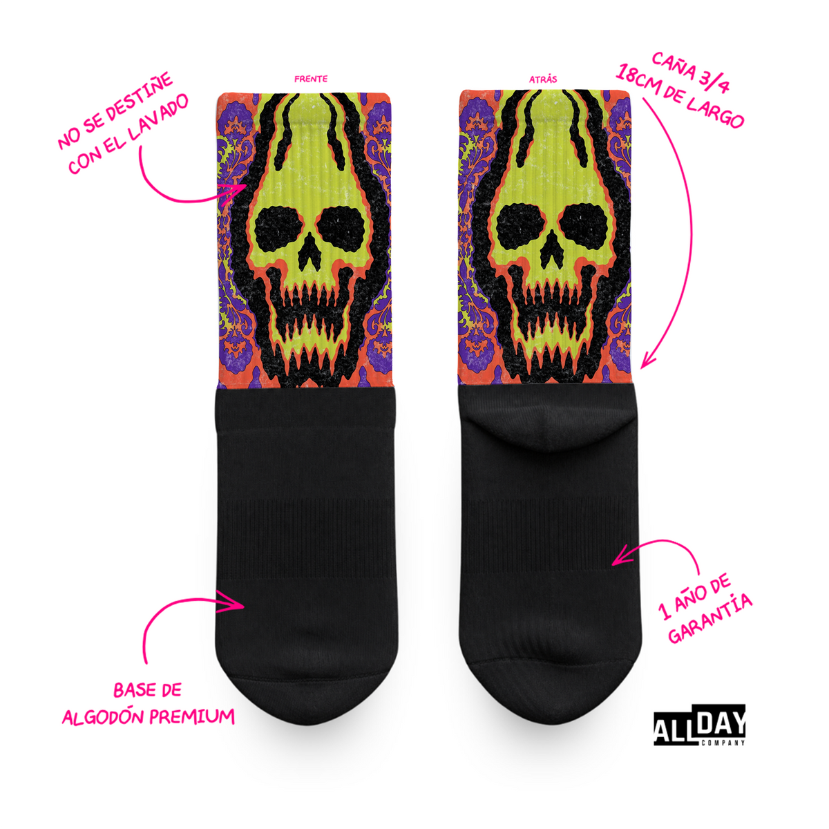 Acid Skull - Calcetines Premium