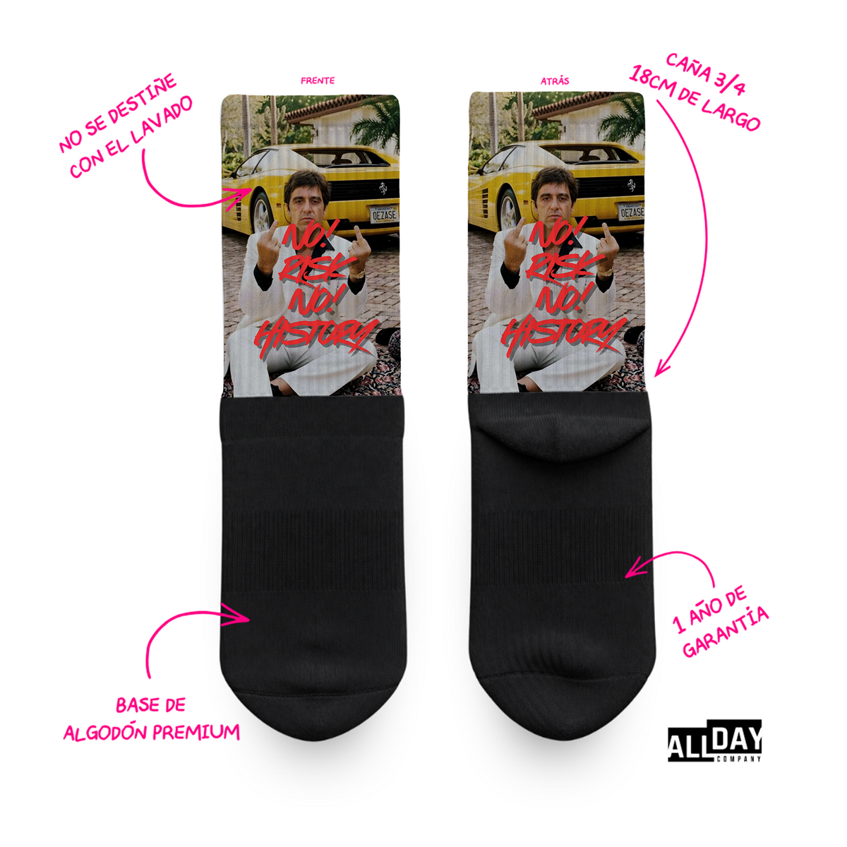 No Risk No Story – Scarface - Calcetines Premium