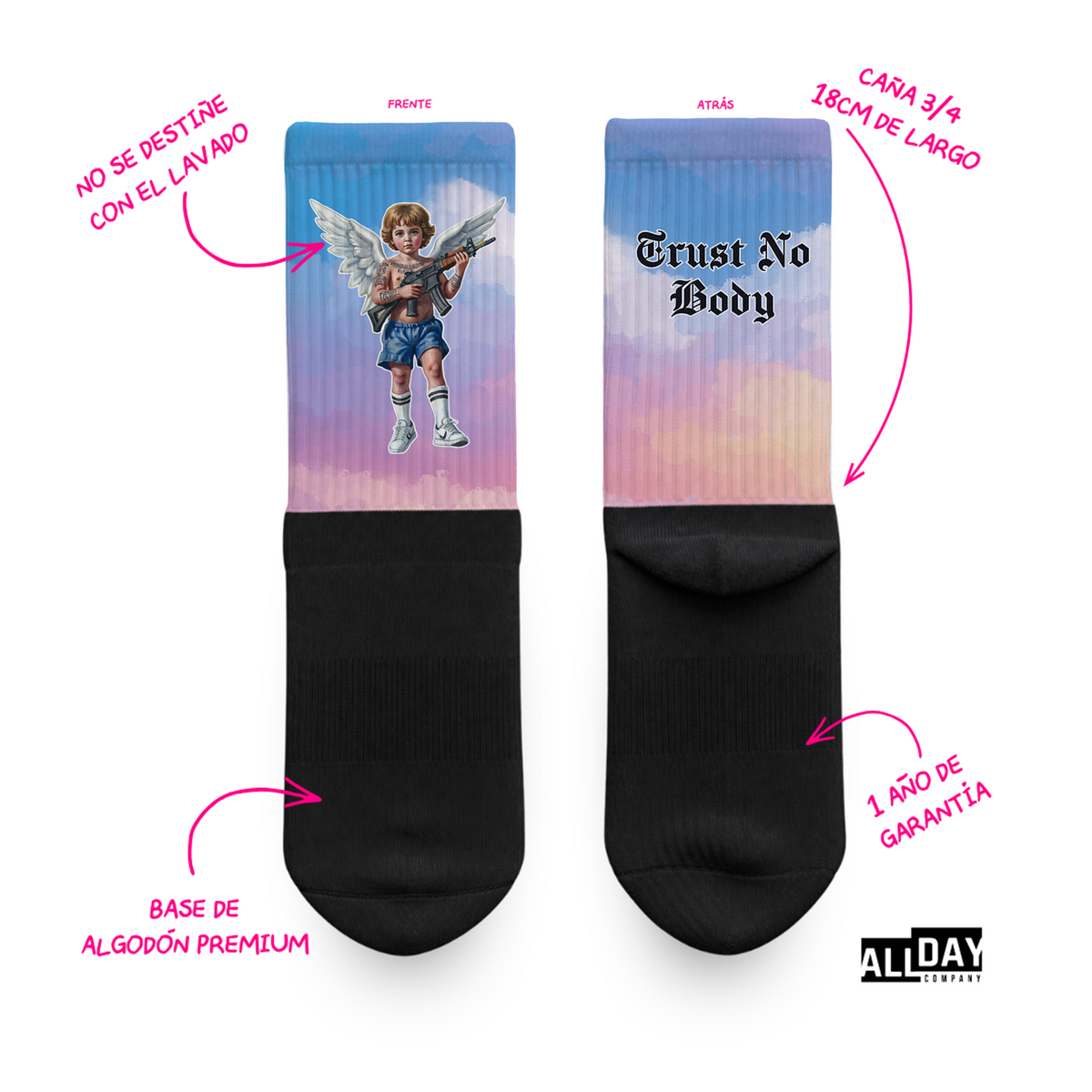 Trust No Body - Calcetines Premium