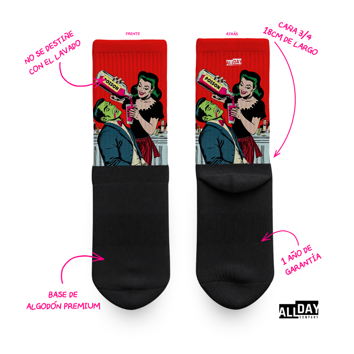 Poison Love - Calcetines Premium
