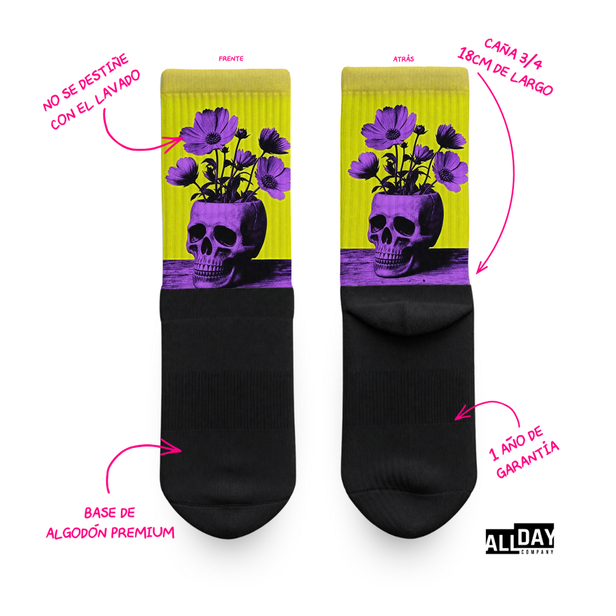 Dead Flowers - Calcetines Premium