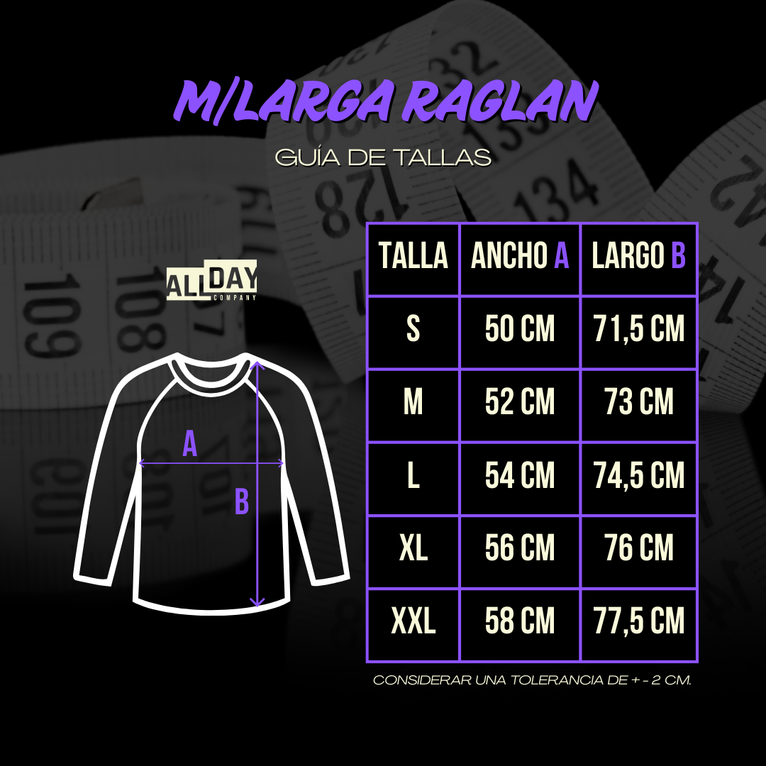 Polera Gothic - M/Larga RAGLAN