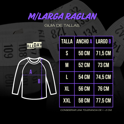 Polera Gothic - M/Larga RAGLAN