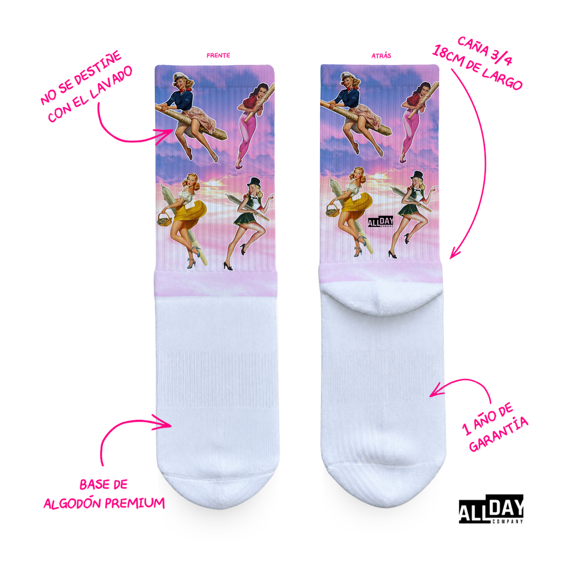 Pin-Up W33d - Calcetines Premium