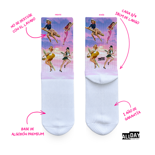 Pin-Up W33d - Calcetines Premium