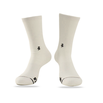 3 Pack White - Calcetines Algodón