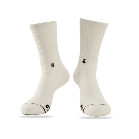 3 Pack White - Calcetines Algodón
