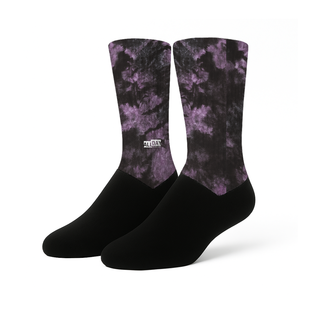 Tie Dye Purple - Calcetines Premium
