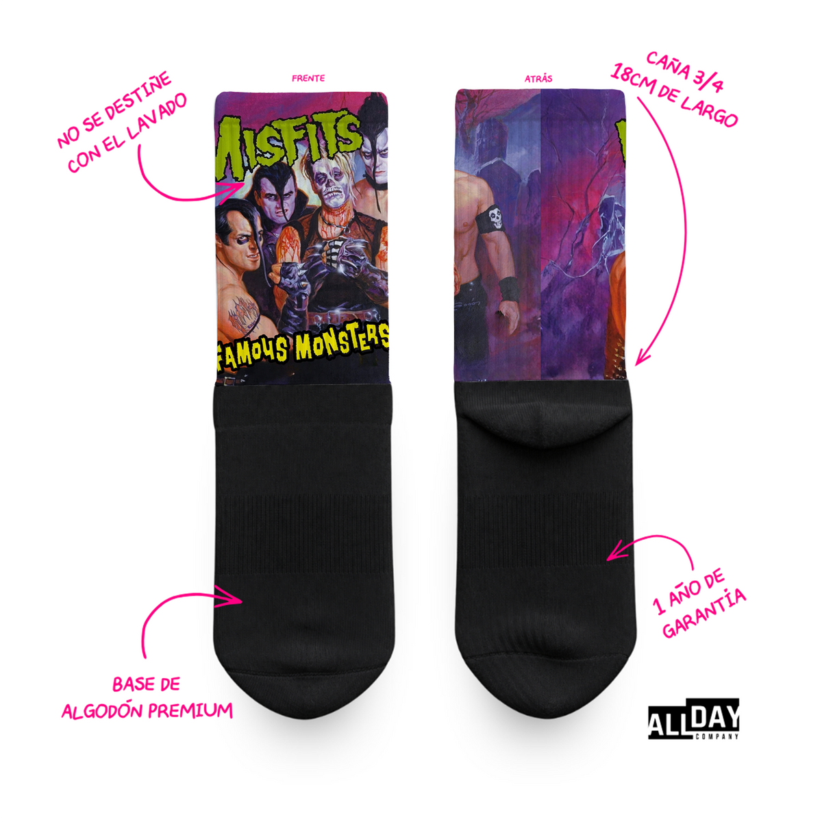 3 Pack Misfits - Calcetines Premium