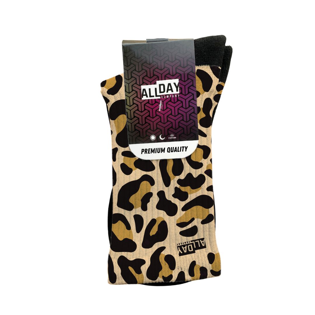Leopard Print - Calcetines Premium