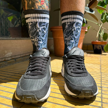 Vintage Skulls - Calcetines Premium