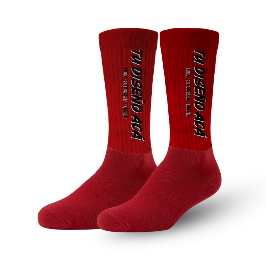 Personalizado Urbano ROJO - Calcetines Premium
