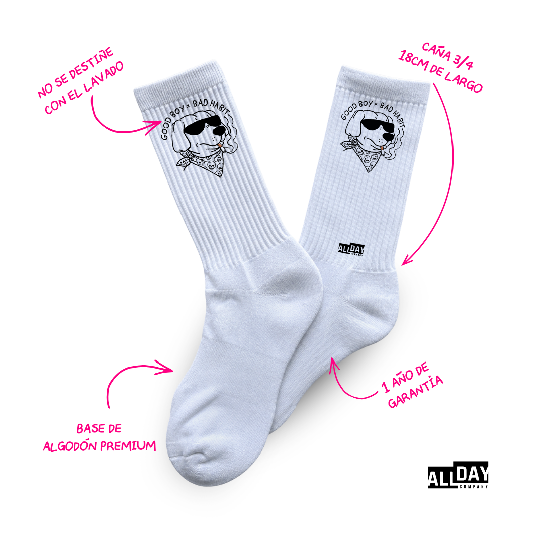 Good Boy Bad Habit - Calcetines Premium