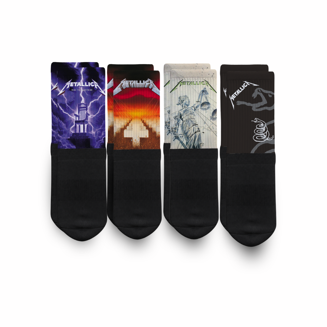 4 Pack Metallica - Calcetines Premium