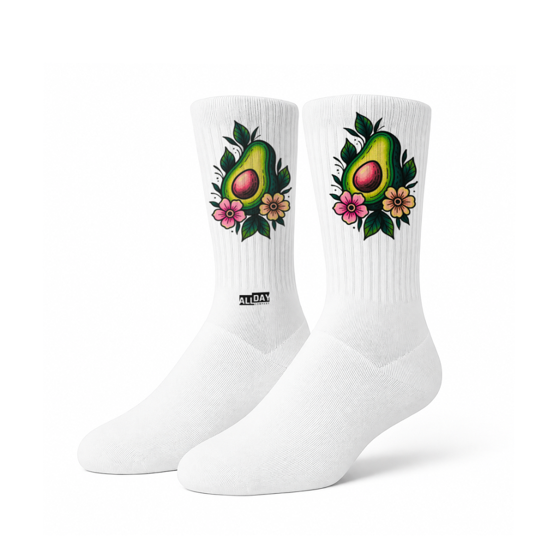 calcetines de palta avocado tattoo