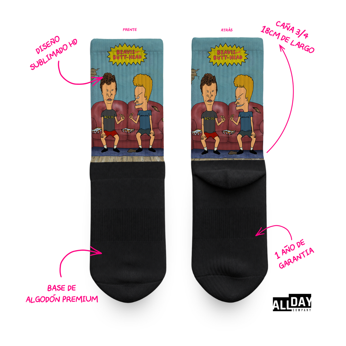 Beavis'n Butt-Head - Calcetines Premium