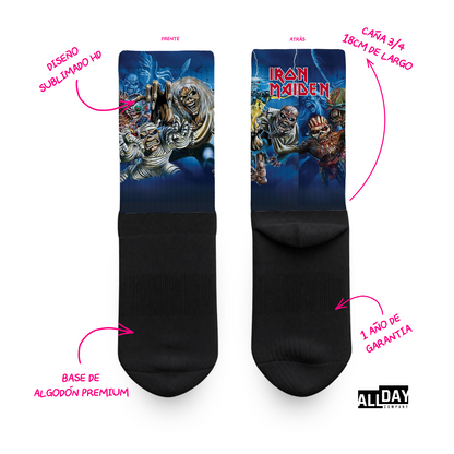 3 pack Iron Maiden - Calcetines Premium