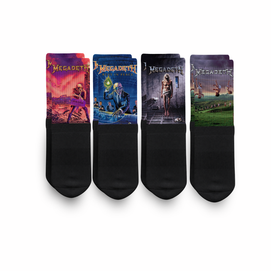 4 Pack Megadeth- Calcetines Premium