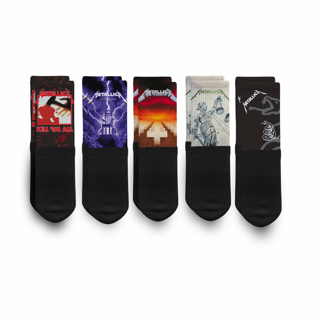 5 Pack Metallica - Calcetines Premium