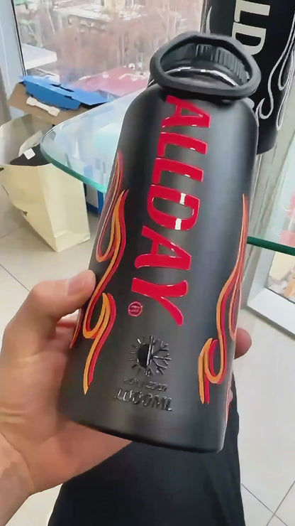 Botella Térmica 1000 ml – Allday Fire B&W